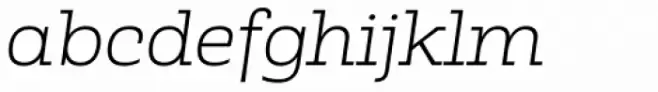 Rude Slab SemiWide Thin Italic