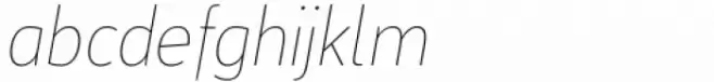 Salda xS Hairline Italic