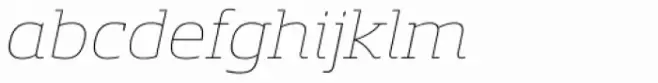 Sancoale Slab Soft Extended Thin Italic