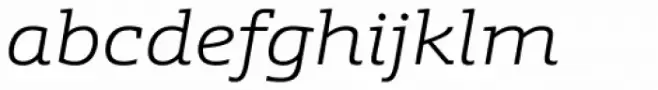 Schnebel Slab Pro Expanded Light Italic