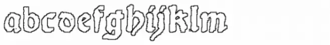 Scoto Koberger Fraktur N11 Outline