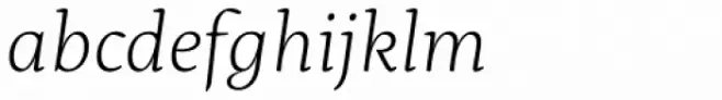 Servus Slab Extra Light Italic