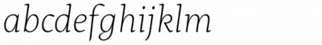 Servus Slab Thin Italic