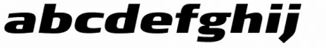 Signa Pro-Extd ExtraBlack Italic