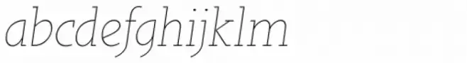Sky Serif Light Italic