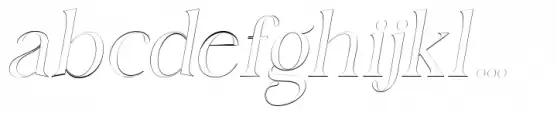 Sockard Beautiful Outline Italic