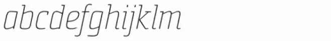 Sommet Slab Rounded Thin Italic