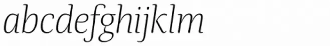Tanger Serif Medium Light Italic