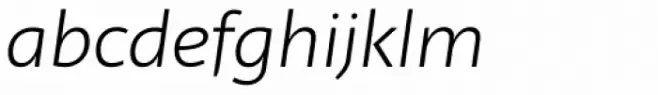 Telder HT Pro Light Italic