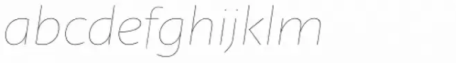 Telder HT Pro Thin Italic