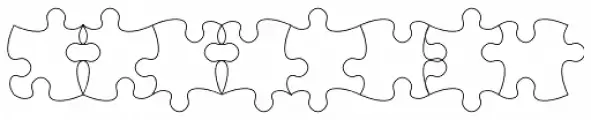 TessiePuzzlePieces Outline
