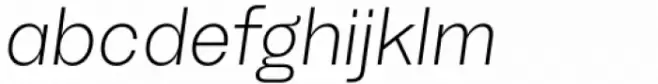 TG Haido Grotesk Light Italic