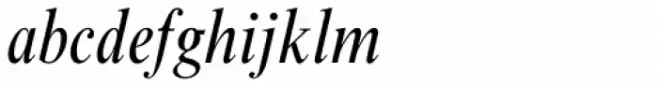 Times New Roman Pro Condensed Italic