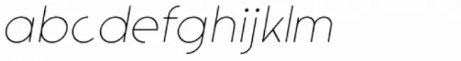 Trakya Rounded Alt 100 Thin Italic