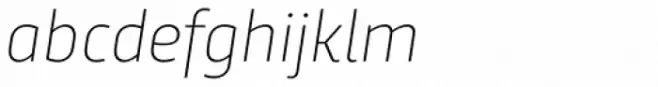 Trasandina Thin Italic