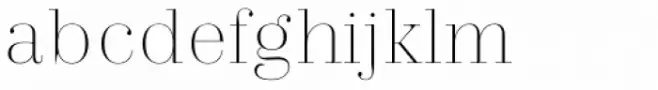 Trivia Serif Hairline