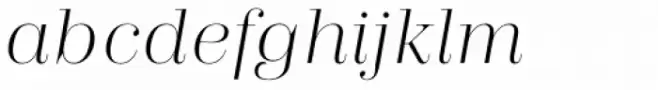 Trivia Serif Light Italic