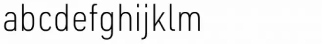 URW DIN Semi Condensed Extra Light