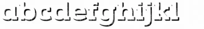 Vezus Serif Texture Shadow