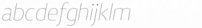Vitali Neue ExtraLight Italic