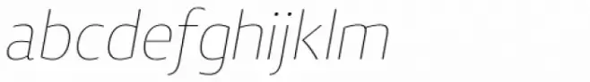 Vitali Neue Thin italic