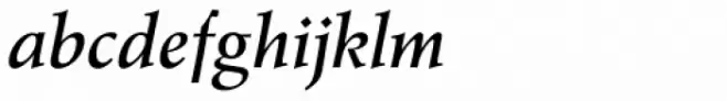 Wile Std Medium Italic