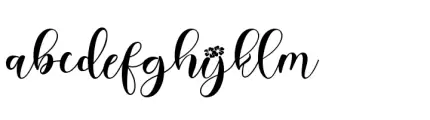 Winter Monogram Font