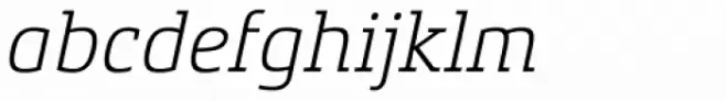Xenois Slab Light Italic