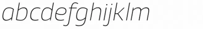 Xyngia Thin Italic