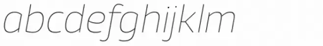 Xyngia Ultra Thin Italic