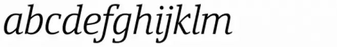 Yefimov Serif Light Italic