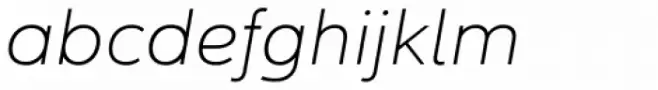 Yorkten Extended Thin Italic