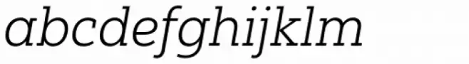 Yorkten Slab Extended Light Italic