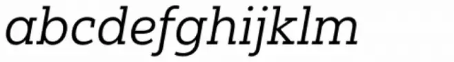 Yorkten Slab Extended Regular Italic