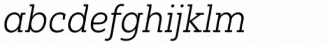 Yorkten Slab Normal Light Italic