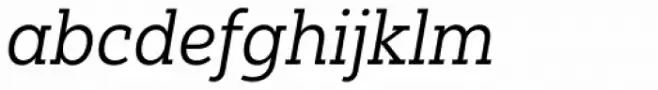 Yorkten Slab Normal Regular Italic