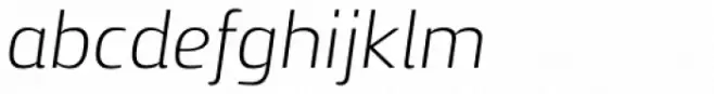 Zosimo Std Ultra Light Italic