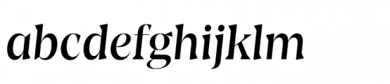 Amarga Medium Italic