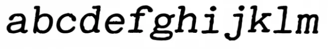 Automatic Typewriter Bold Oblique