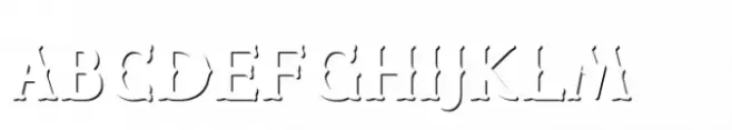 Chester Font Layer Shadow outline