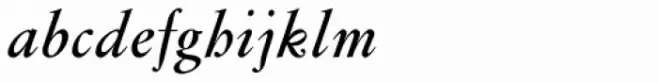 Flanker Garaldus SemiBold Italic