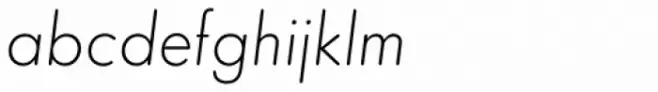 Futura Round Light Oblique