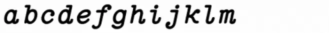 Italian Typewriter Bold Italic