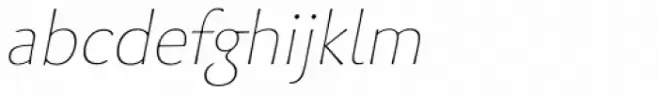 Palatino Sans Pro UltraLight Italic