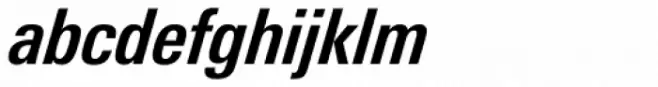Univers Next Pro 621 Condensed Bold Italic