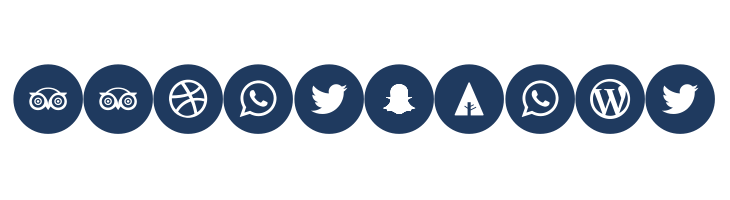 Icons Social Media 6 font — Lorem ipsum body text preview