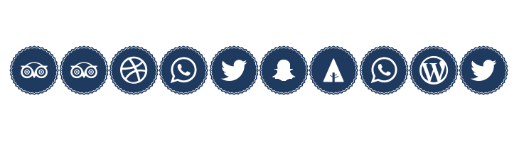 Icons Social Media 3 font — Lorem ipsum body text preview