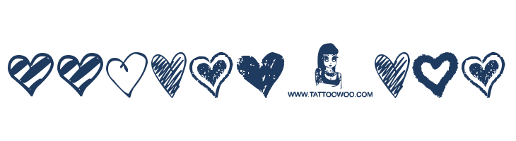 Crazy Hearts font — Lorem ipsum body text preview