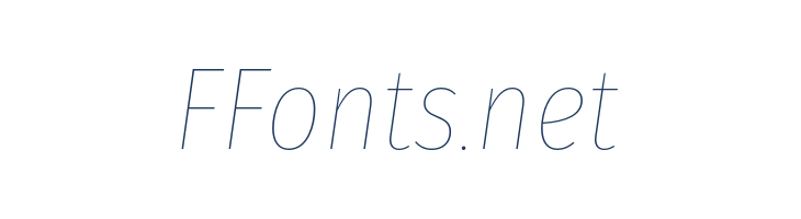 Fira Sans Condensed Hair Italic font — Lorem ipsum body text preview