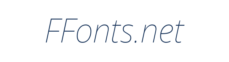 Avrile Sans Thin Italic font — Lorem ipsum body text preview
